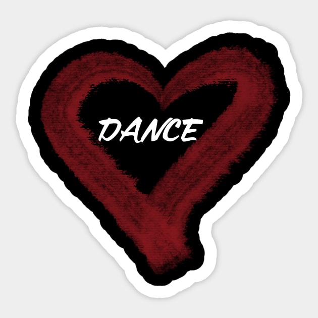 Heart Dance Sticker by PixHailDesigns